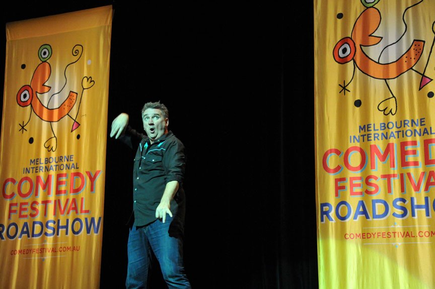 The Melbourne Comedy Festival Roadshow is a showcase of the best of the festival that sees two casts of comedians cavorting around the country in cramped campers in the months following the festival.